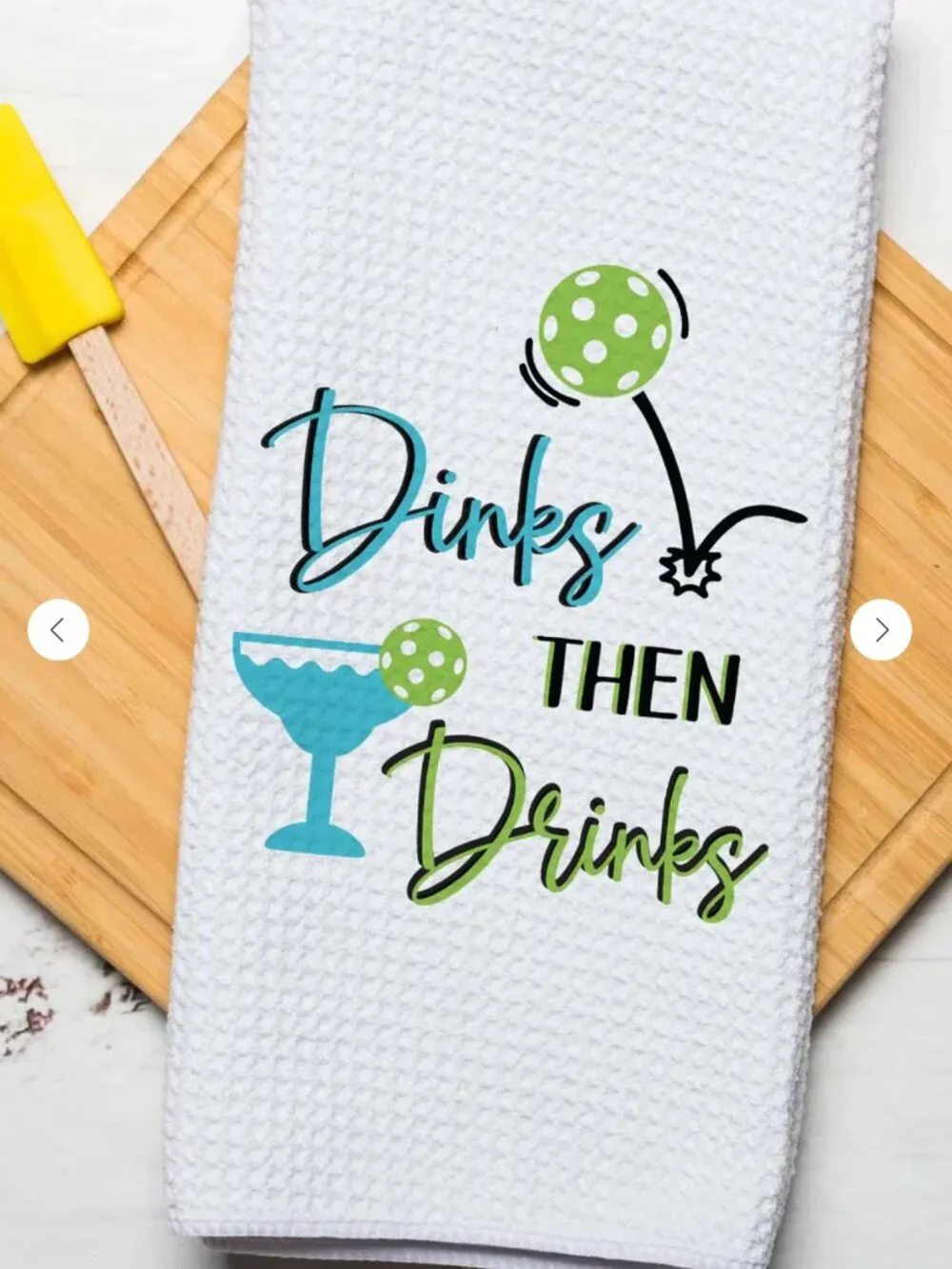Dinks Then Drinks Novelty Hand Towel